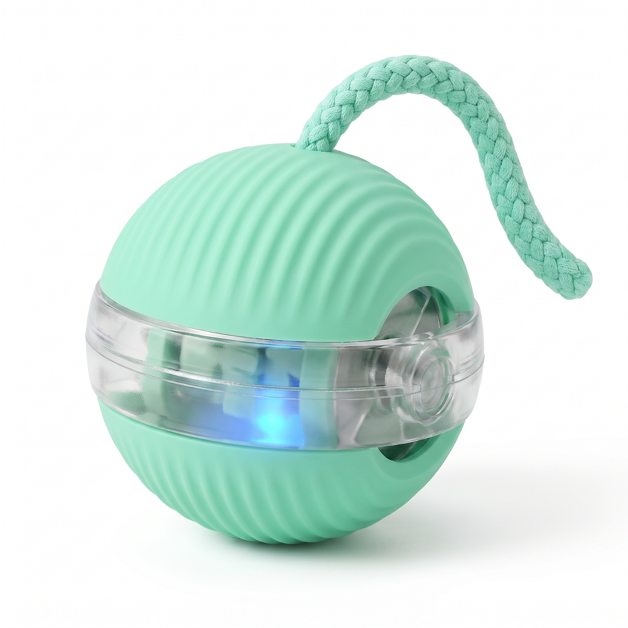 Auto-Roll cat ball in mint green